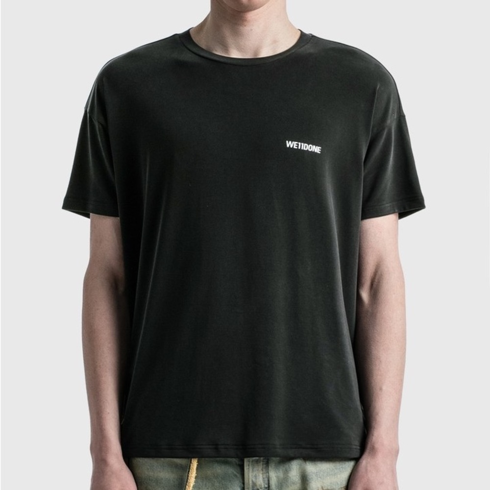 WE11DONE Oversized Jersey T-SHIRT Size Medium